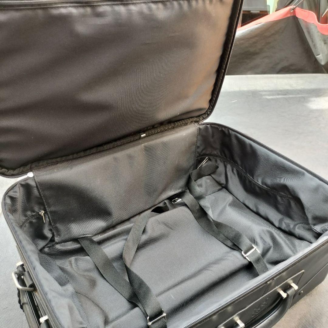 希少 LOEWE ロエベ アナグラム キャリーケース オールレザー ブラック