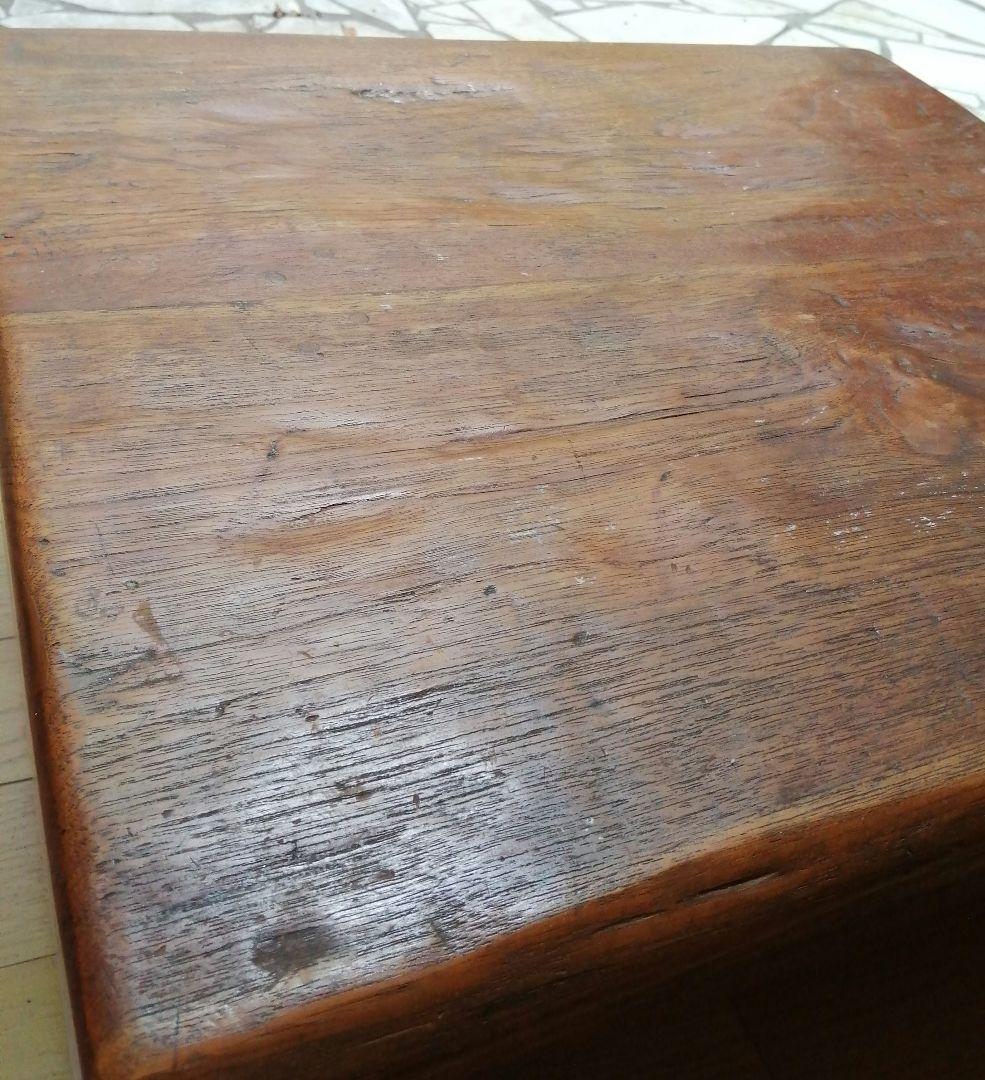 ローテーブル　古木　天然木　無垢材　アンティーク　ハンドメイド