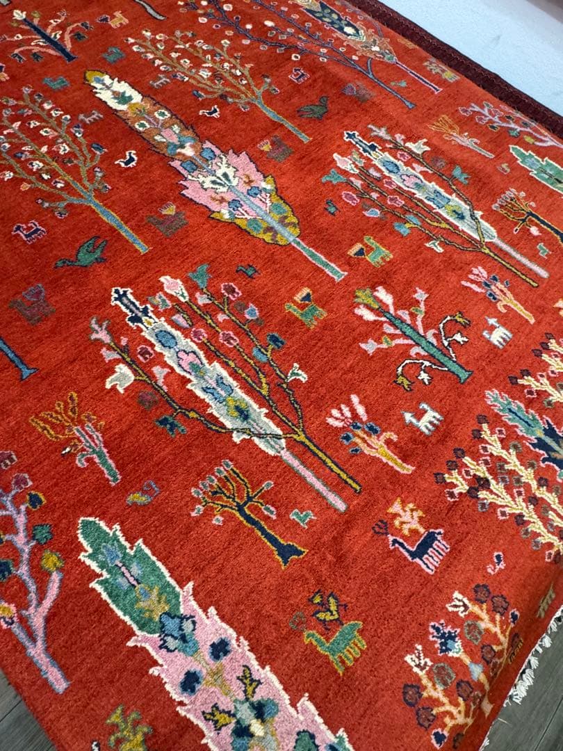 ペルシャ 手織り 絨毯 ( TREE OF LIFE )