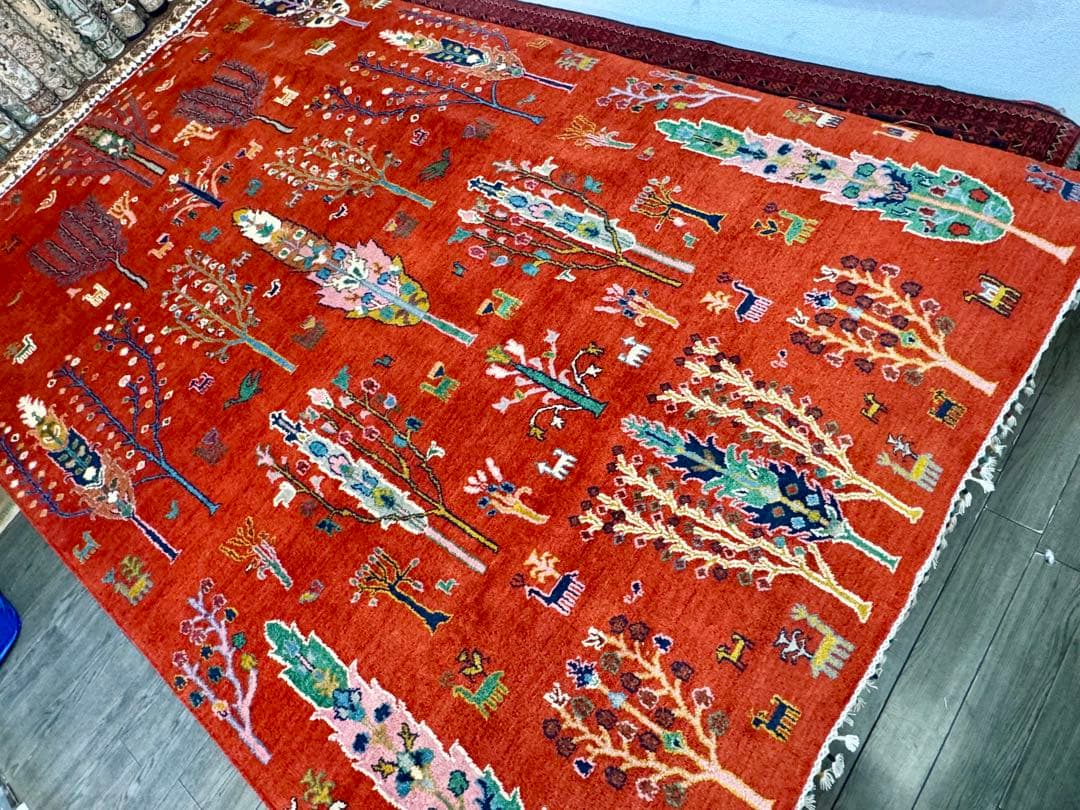 ペルシャ 手織り 絨毯 ( TREE OF LIFE )