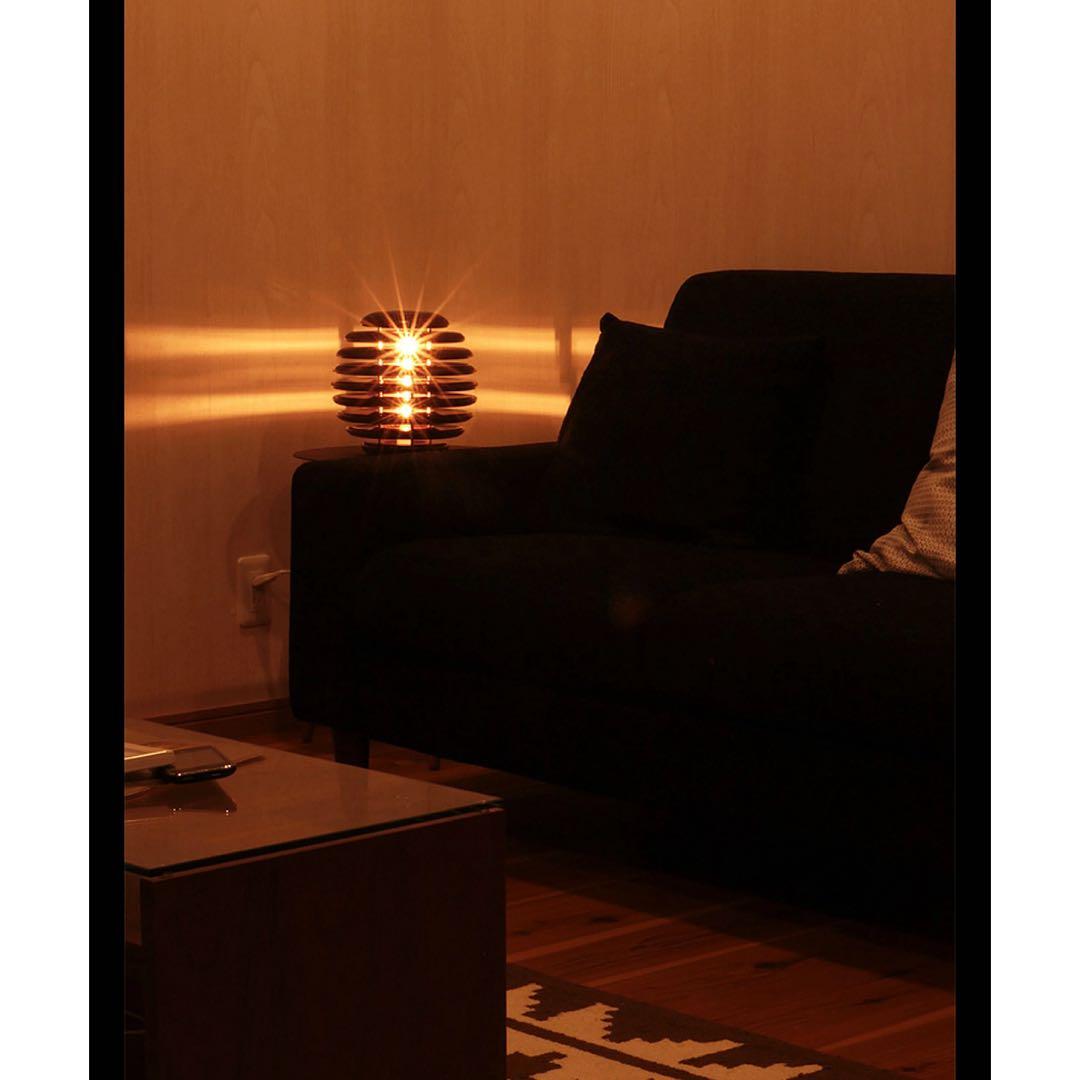 Mocoro モコロランプ　照明作家　谷俊幸作　名品　焦茶