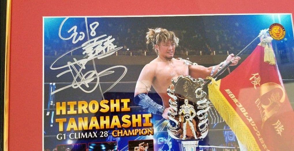 棚橋　弘至　棚橋　新日本プロレス　直筆サイン　フォトフレーム　サイン　エース