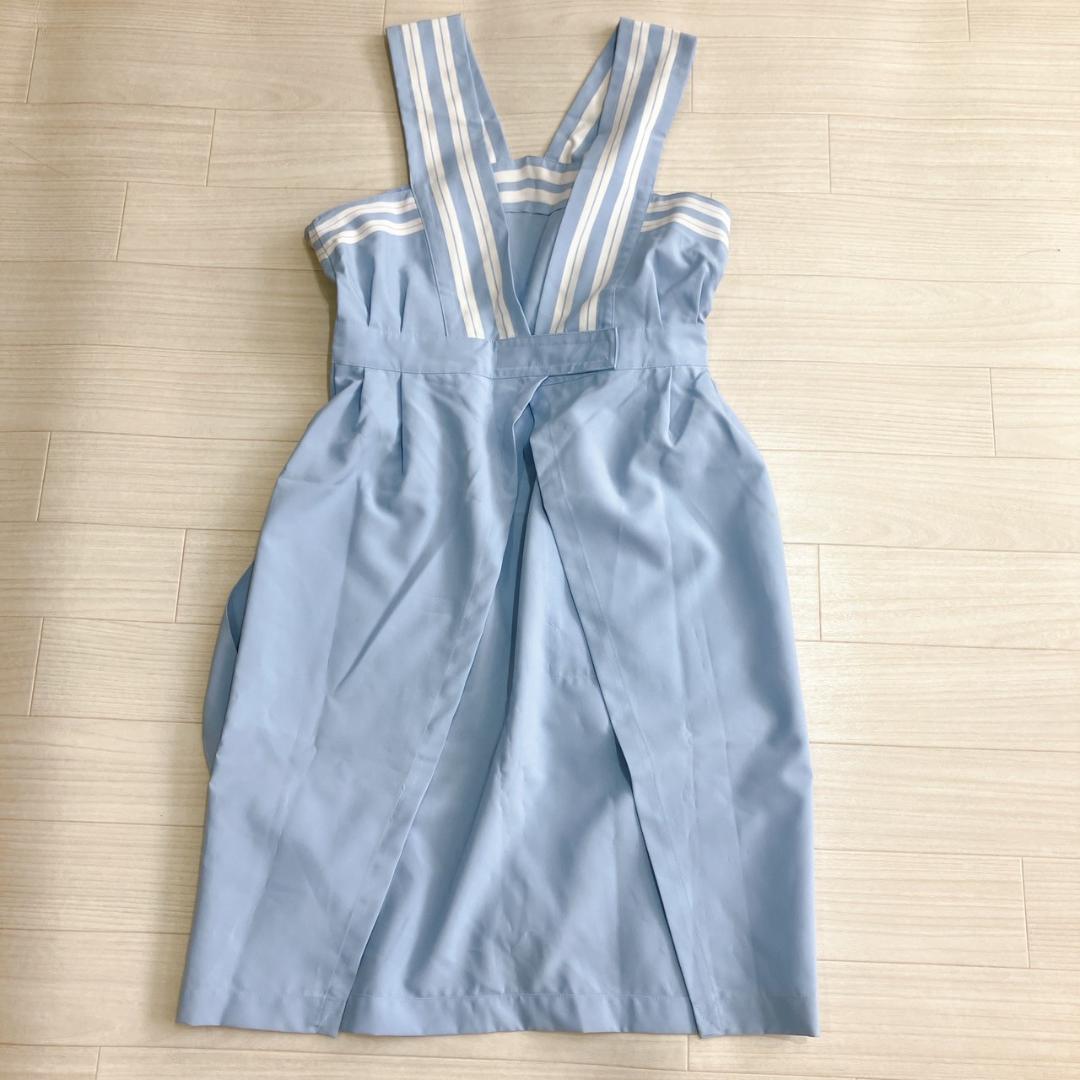 【美品】ジャル ニッコウ ショウジ エアライン エプロンドレス 70s 80s