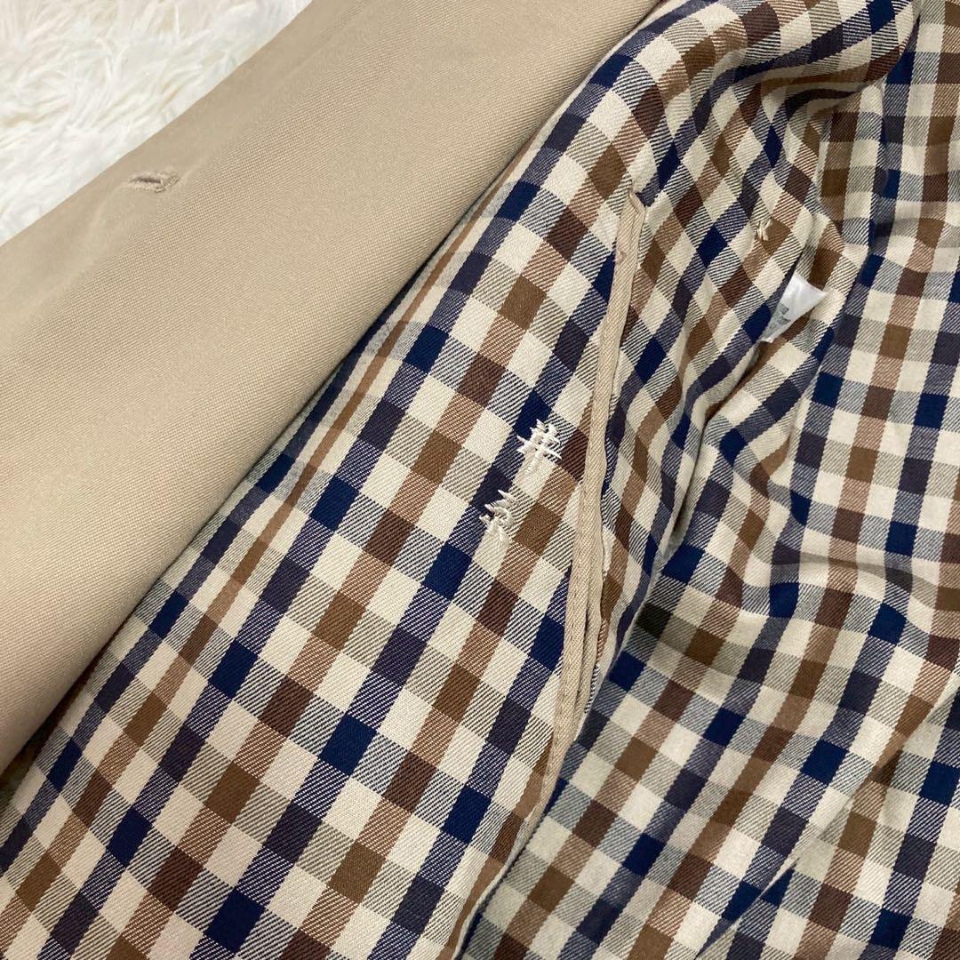 Aquasciam トレンチコート ベージュ オフィス キレイめ オシャレ