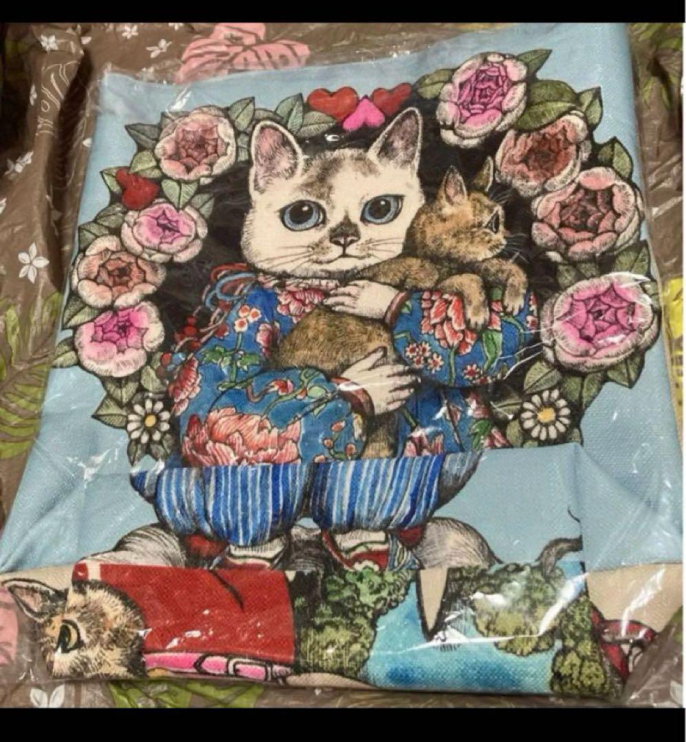 ヒグチユウコ　奇幻動物森　台湾　限定　両面トートバッグ。