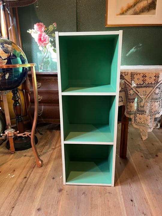 棚 ラック 昭和レトロ レトロポップ インテリア 緑 グリーン 当時物