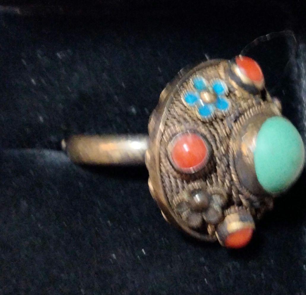 SILVER デザイン リング サイズFREE アンティーク