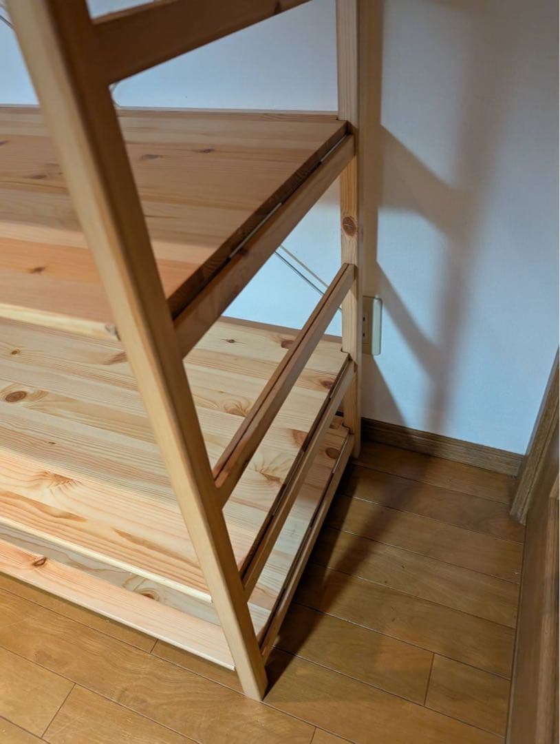 ■送料込■無印良品 MUJI ユニットシェルフ パイン材 ワードローブ 衣類棚