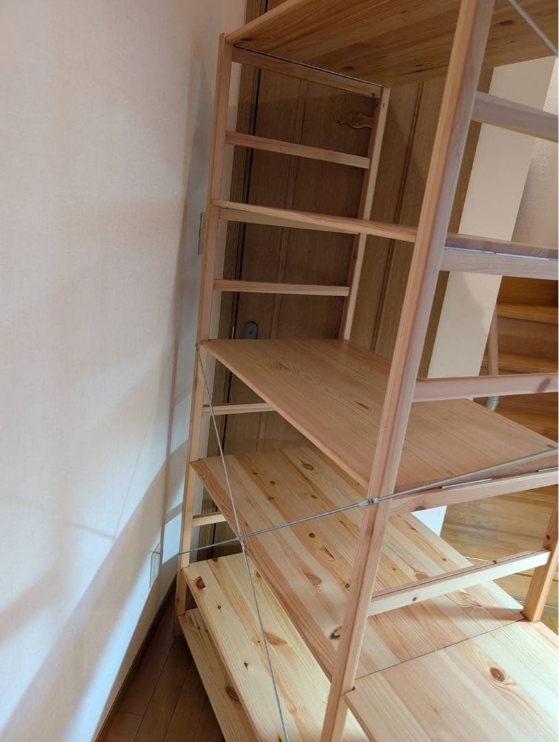 ■送料込■無印良品 MUJI ユニットシェルフ パイン材 ワードローブ 衣類棚