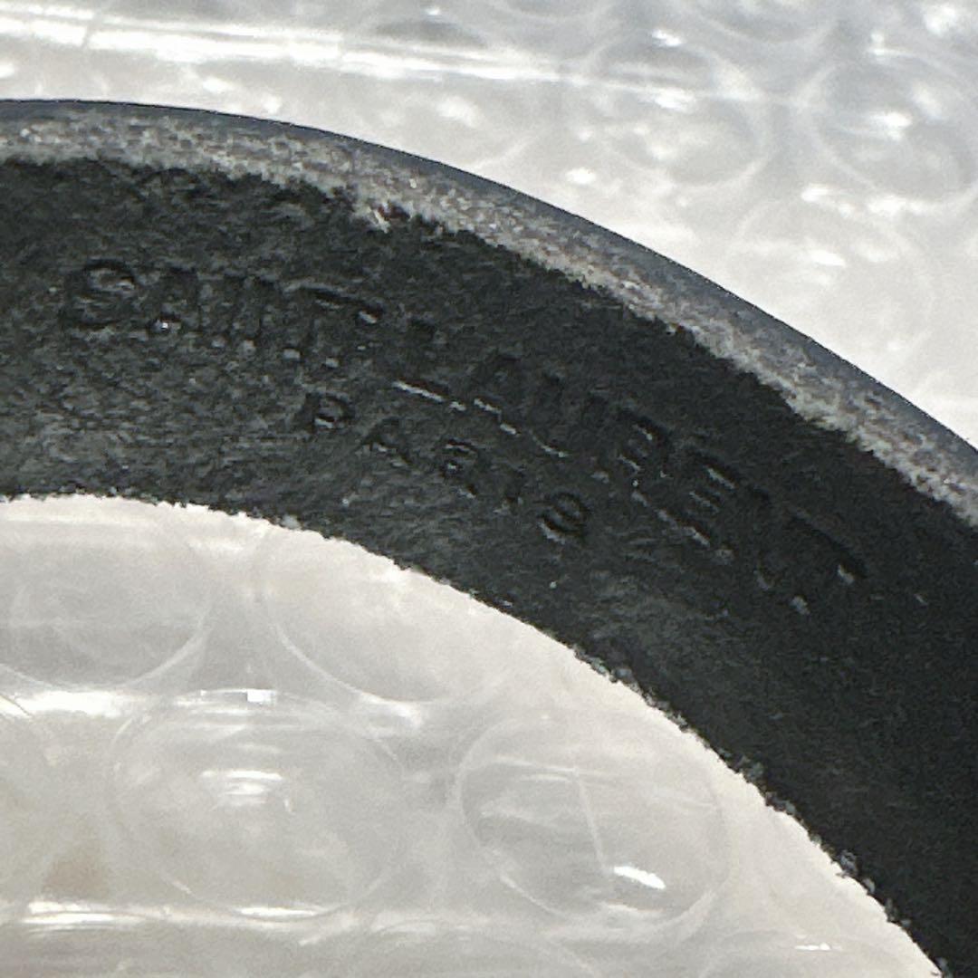 美品　SAINT LAURENT 　サンローラン　ブレスレット　バングル　レザー