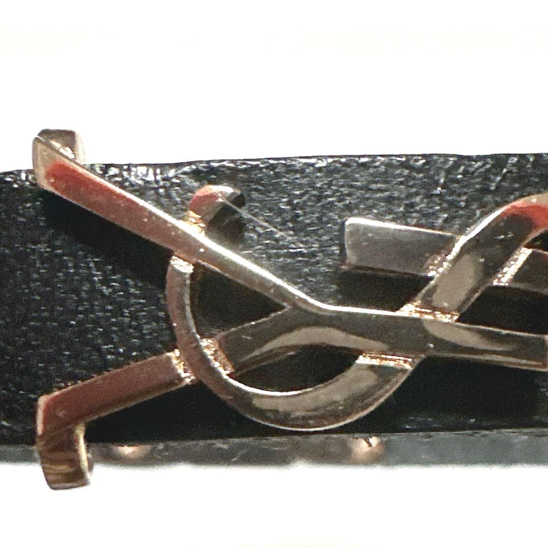 美品　SAINT LAURENT 　サンローラン　ブレスレット　バングル　レザー