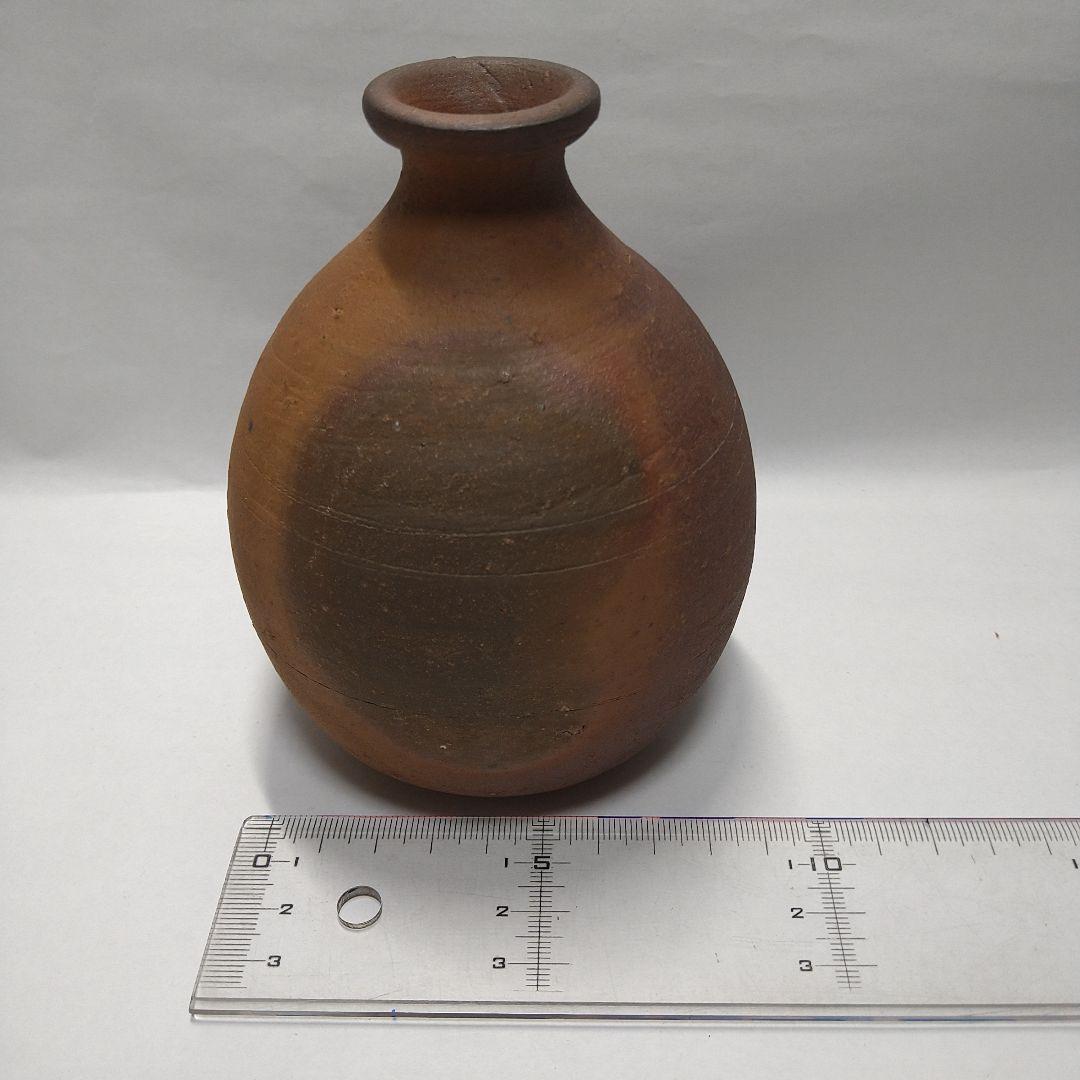 藤原雄　備前焼　徳利　３客