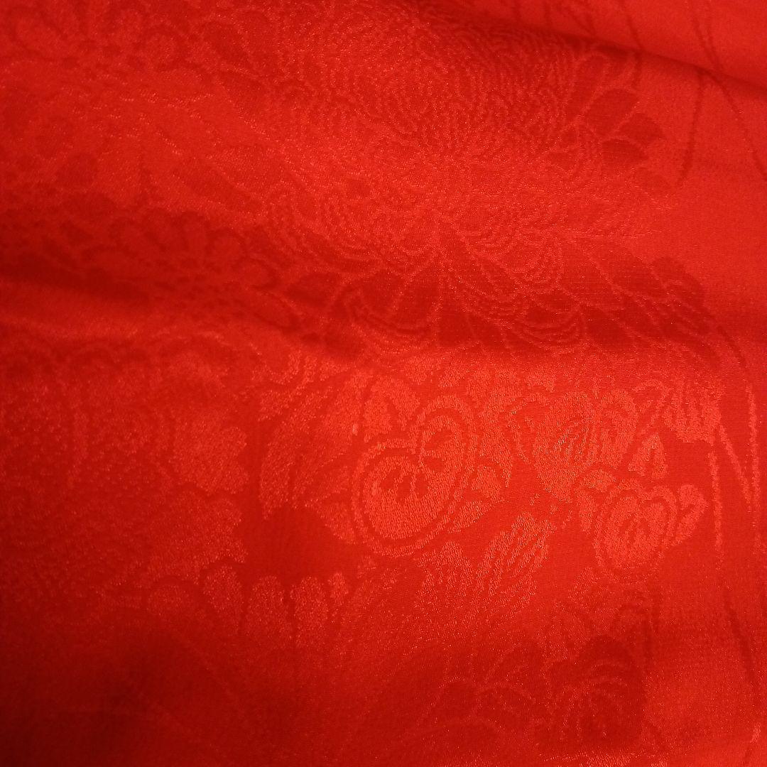 最終京染四つ身絵羽七五三アンティーク9点セット♡鶴柄♡刺繍♡地紋有ります。レトロ