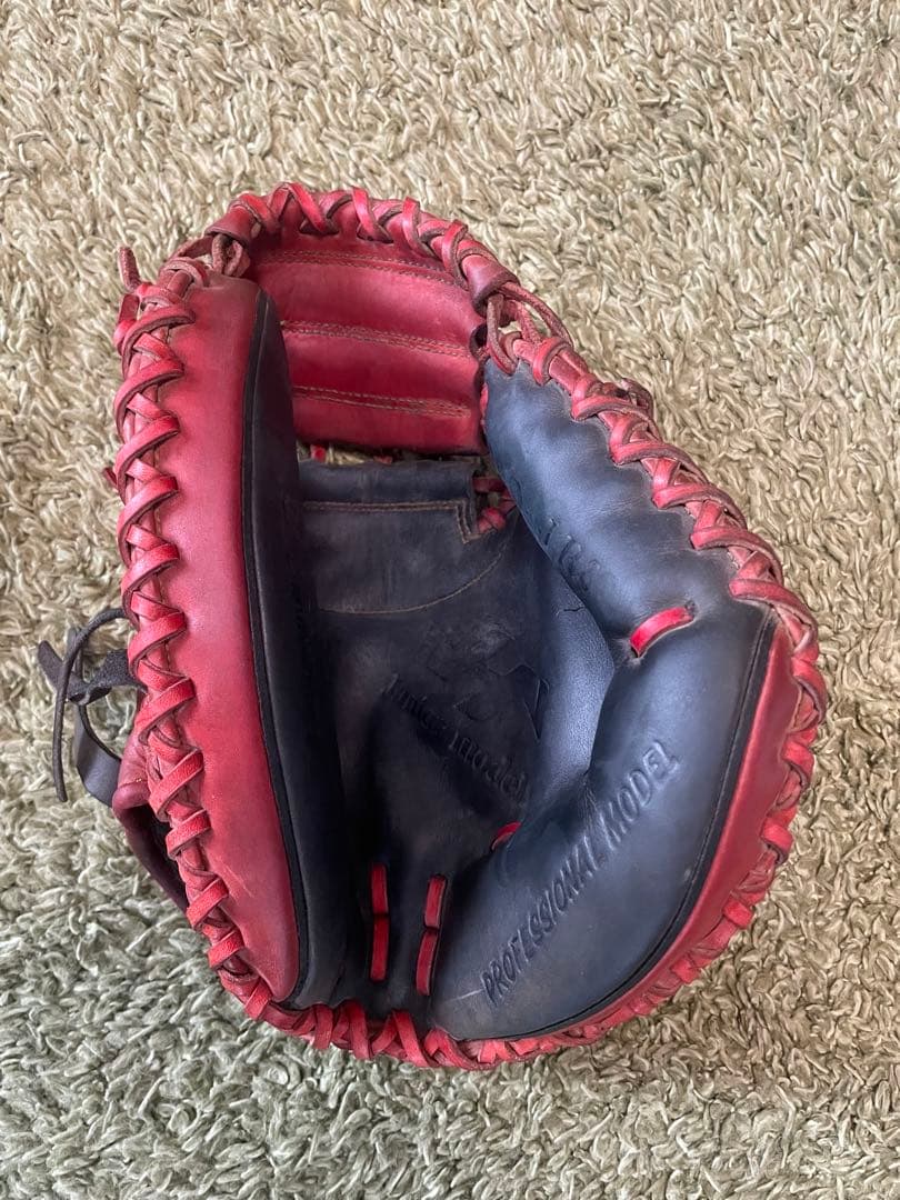 やきにく大好き　ハタケヤマ　軟式　少年用　キャッチャーミット