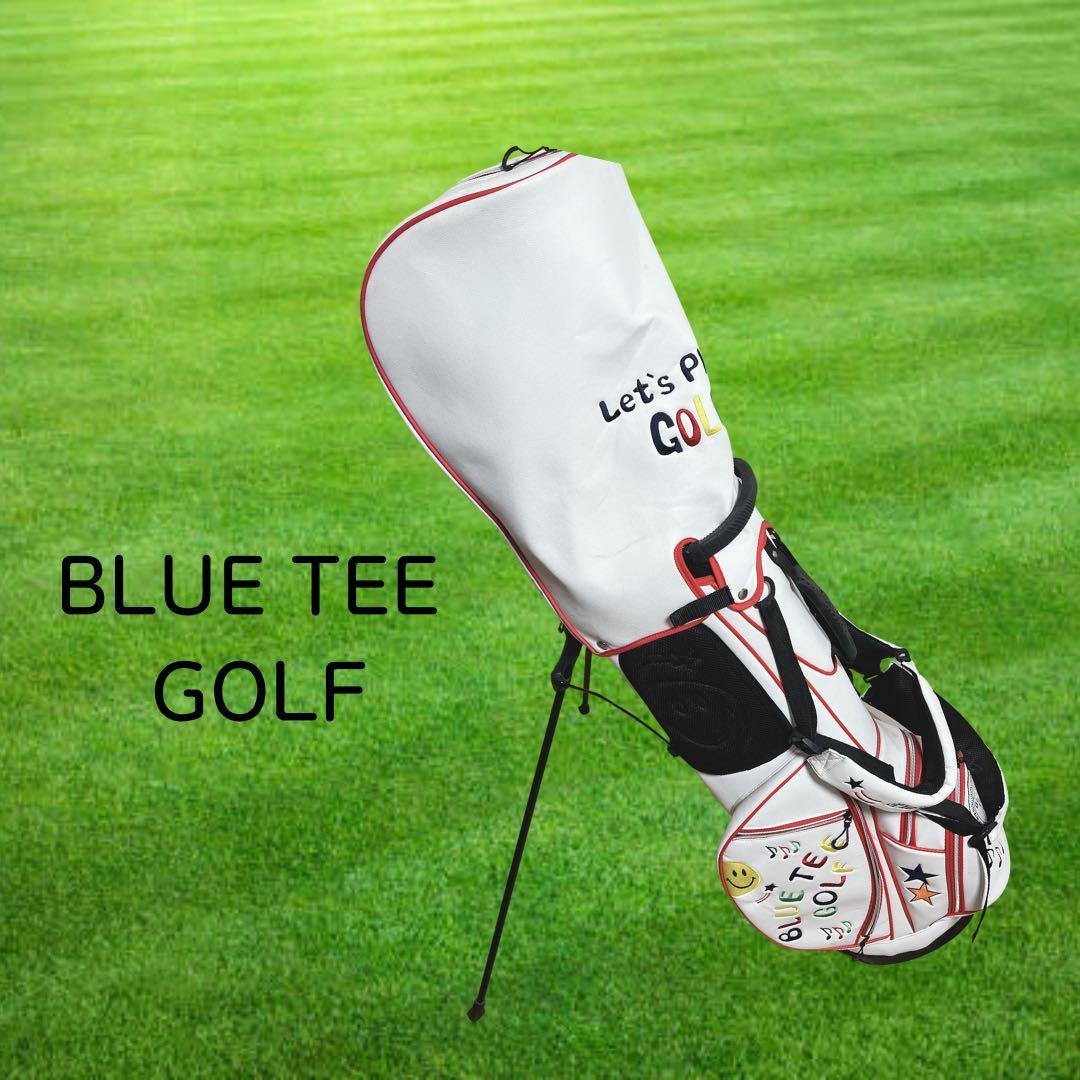 K121 BLUE TEE GOLF スタンド式キャディバッグ