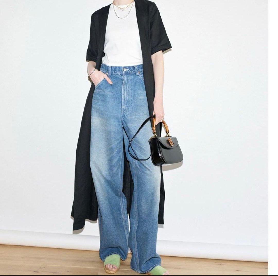 shinzone シンゾーン★TOOL DENIM PANTS★ブルー　36