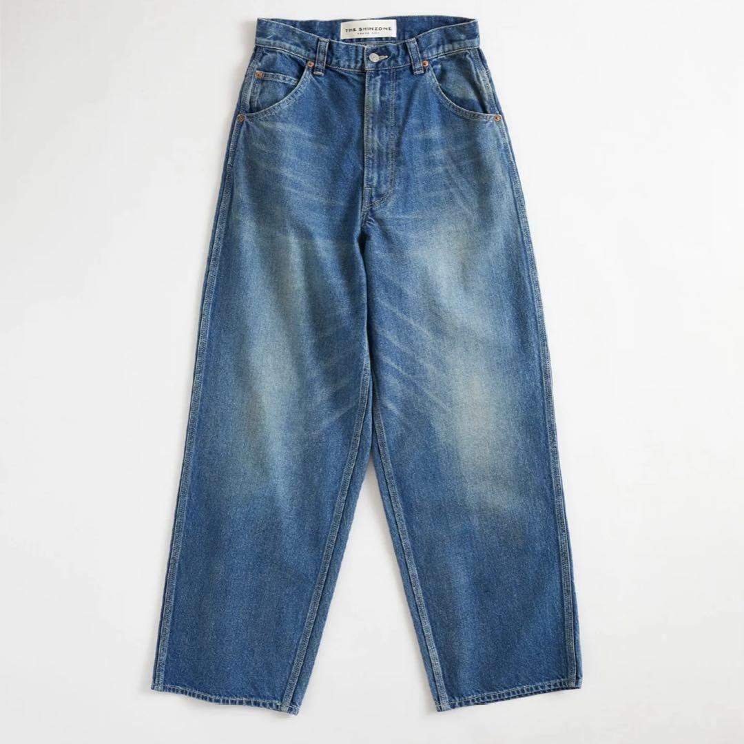 shinzone シンゾーン★TOOL DENIM PANTS★ブルー　36