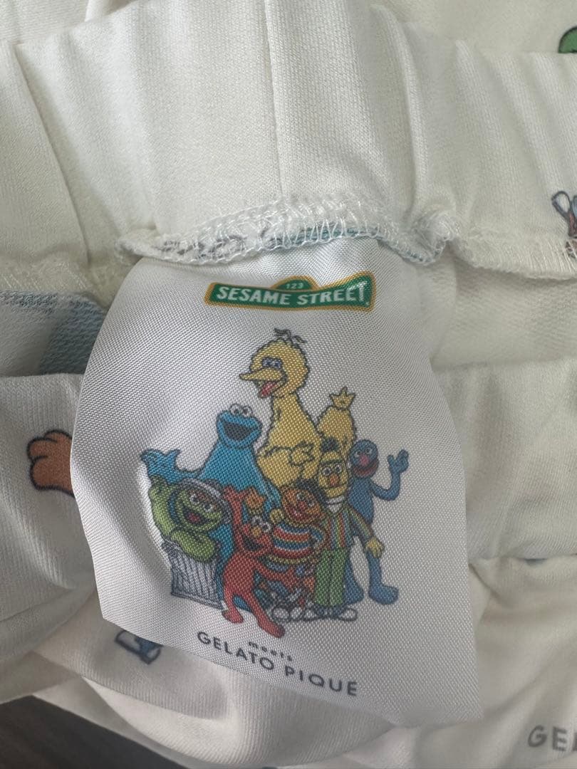 ジェラピケ セサミストリート 総柄 シャツ ロングパンツ パジャマ ルームウェア