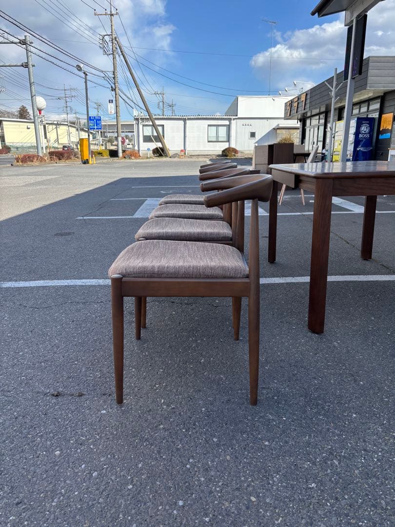 伸長式ダイニング5点セット ダイニングテーブル・チェア4脚