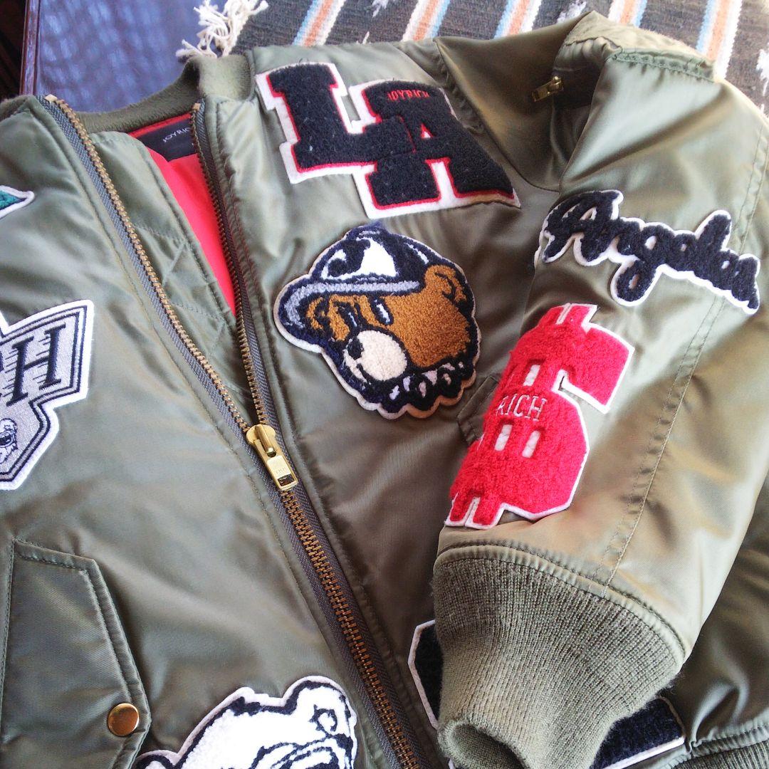 taito.1012、難あり◇ジョイリッチ MA-1ジャケット ◇Mカーキ