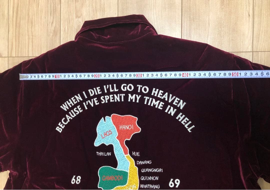 リュウ　美品！HOUSTON 別珍ベトナムジャケット／スーベニアジャケット