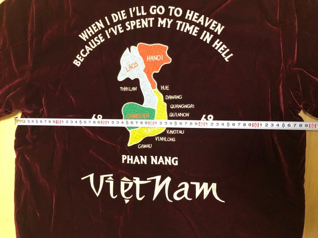 リュウ　美品！HOUSTON 別珍ベトナムジャケット／スーベニアジャケット