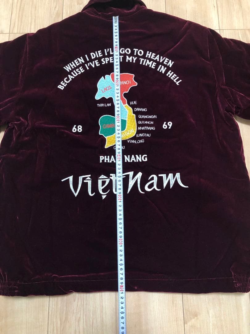 リュウ　美品！HOUSTON 別珍ベトナムジャケット／スーベニアジャケット