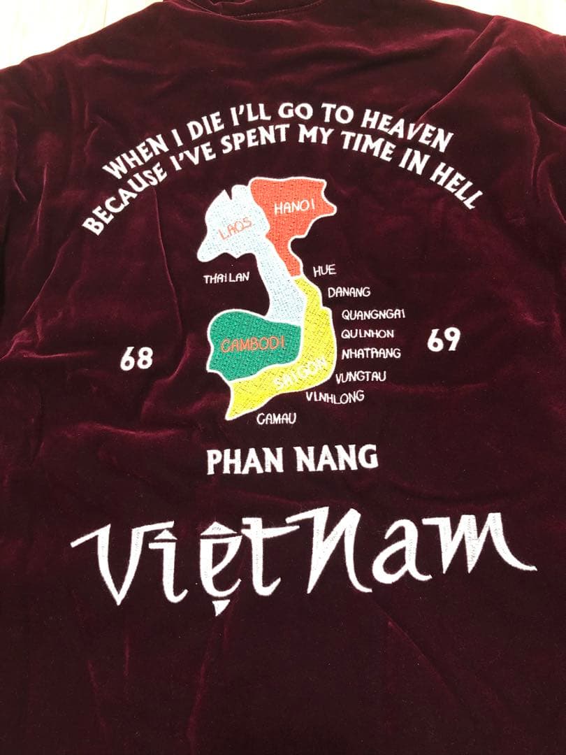 リュウ　美品！HOUSTON 別珍ベトナムジャケット／スーベニアジャケット