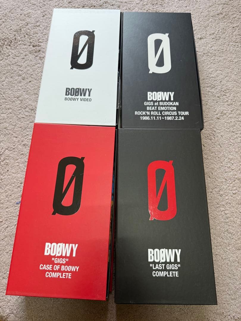 BOØWY Blu-ray limited Edition 外箱.Tシャツのみ
