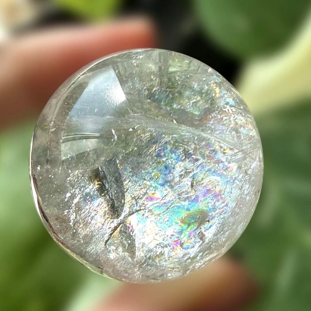 爆虹♪天然石　ピンクアゼツライト【ファイヤー共生】ランダム台座セット♪