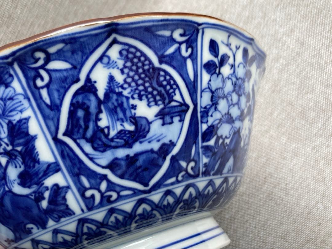 清水焼　京焼　高野昭阿弥　中鉢　鉢　菓子鉢　7寸鉢