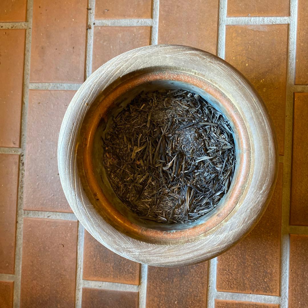 蔵出し木製火鉢２個　骨董品