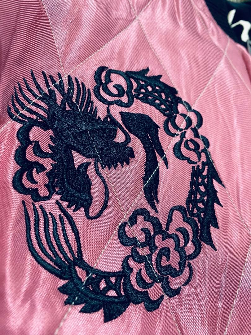 美品 テーラー東洋 ２面用 別珍 虎 龍 日本限定 スカジャン Unisex