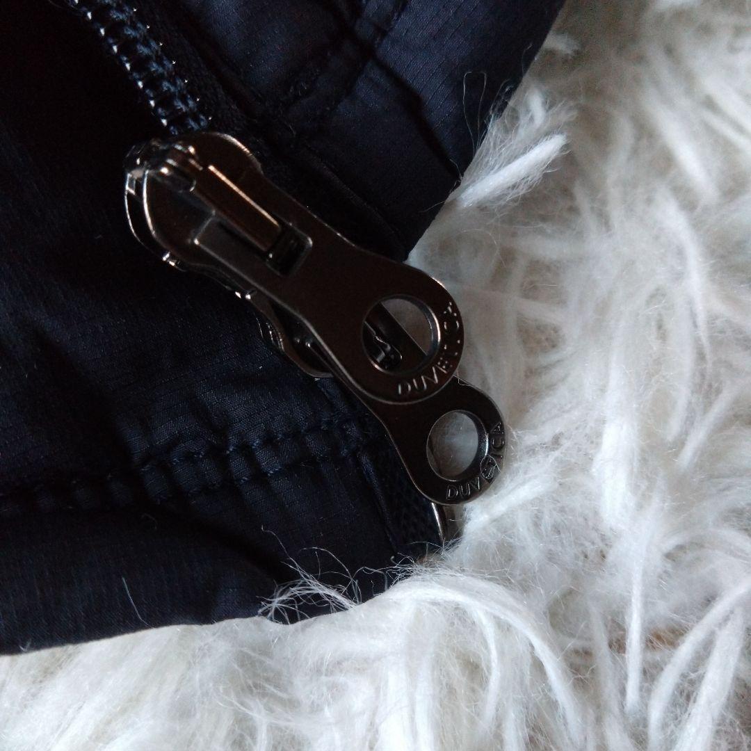 美品✨デュベティカ　ネイビー40　オチロエトレ 　マット　ファーフード