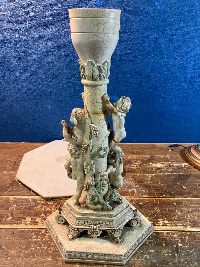 イタリア　フラワースタンド　ロココ調　ヨーロピアン　エンジェル　コンソール　天使