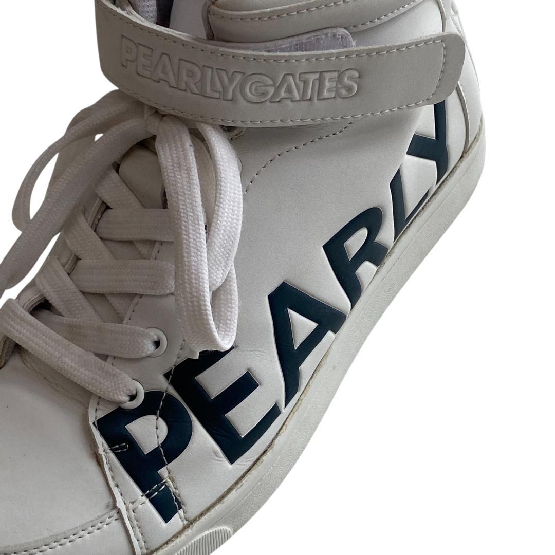 PEARLY GATES パーリーゲイツ 24.5㎝ ハイカット ゴルフシューズ