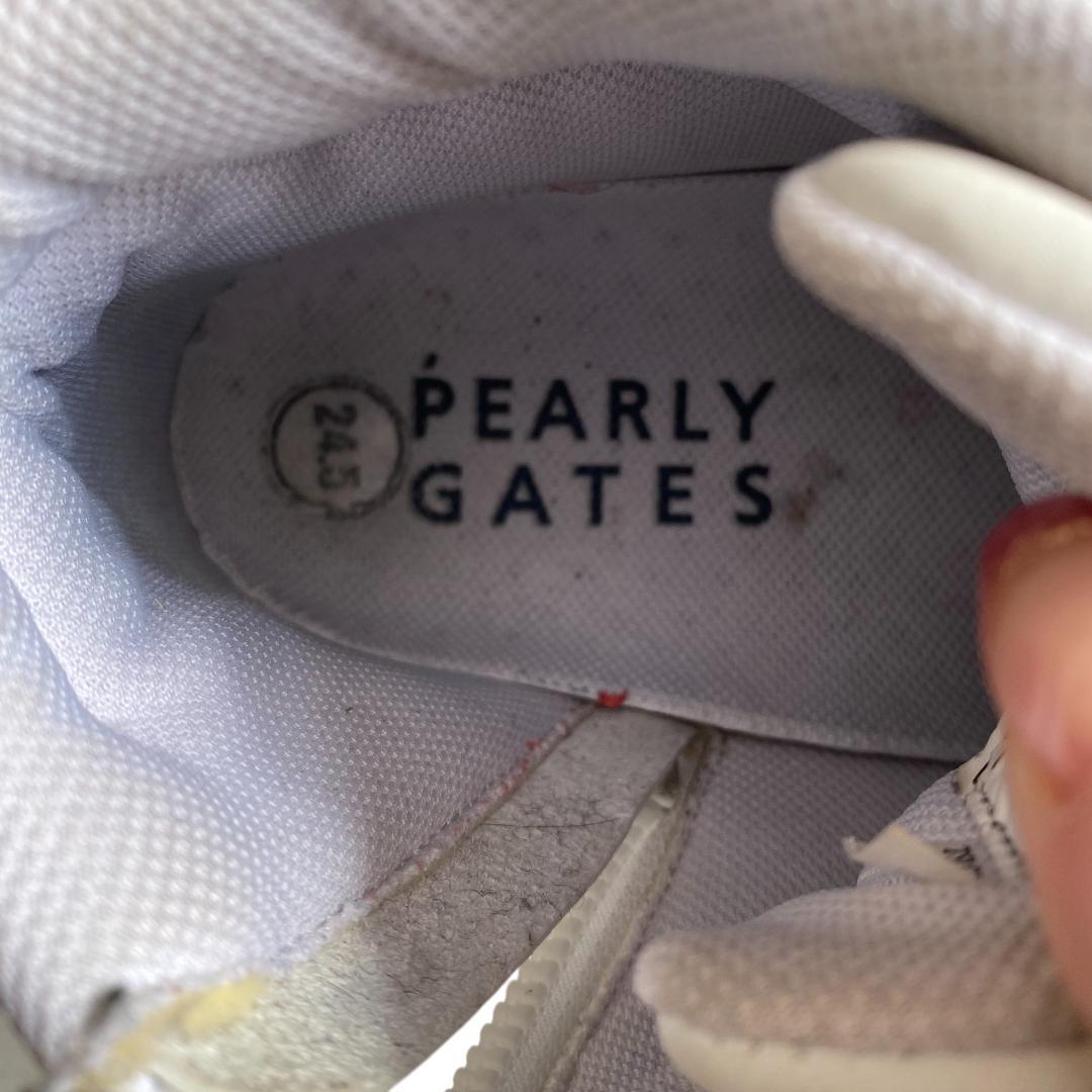 PEARLY GATES パーリーゲイツ 24.5㎝ ハイカット ゴルフシューズ