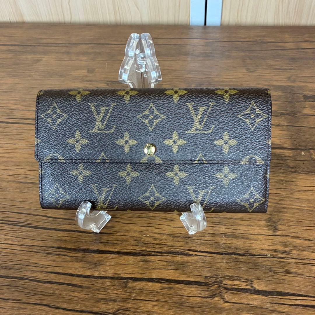 【美品】LOUIS VUITTON 長財布 ポルトフォイユ サラ モノグラム