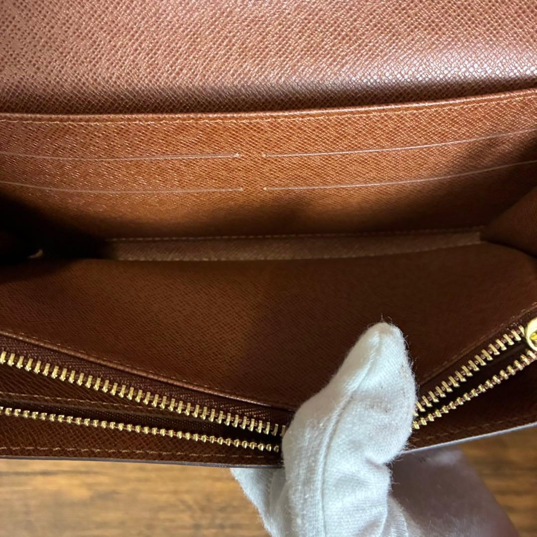 【美品】LOUIS VUITTON 長財布 ポルトフォイユ サラ モノグラム