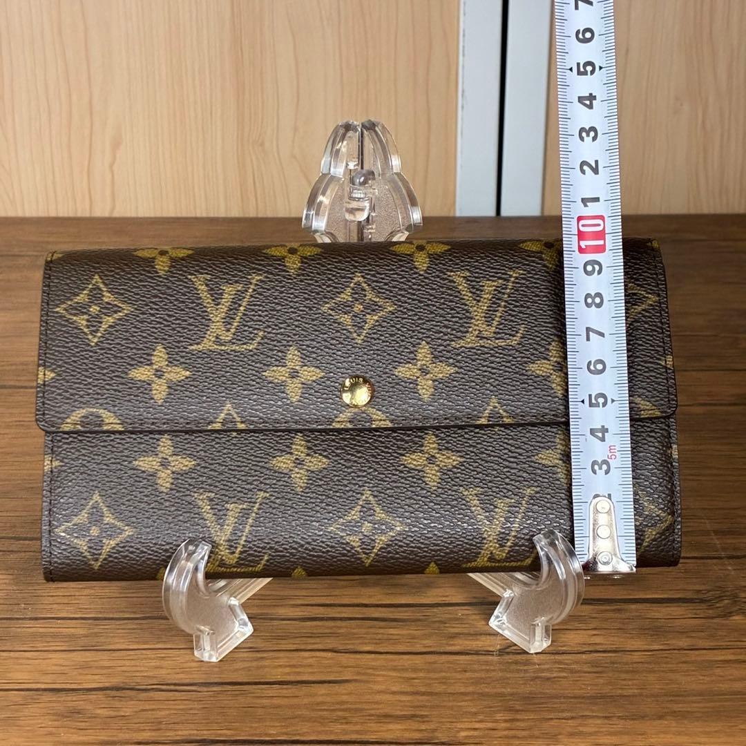 【美品】LOUIS VUITTON 長財布 ポルトフォイユ サラ モノグラム