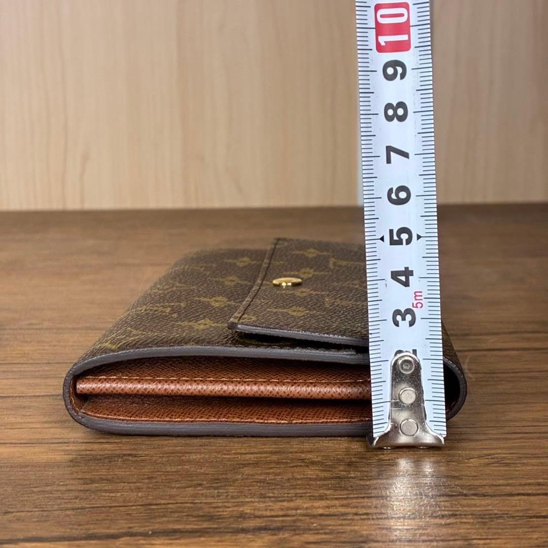 【美品】LOUIS VUITTON 長財布 ポルトフォイユ サラ モノグラム