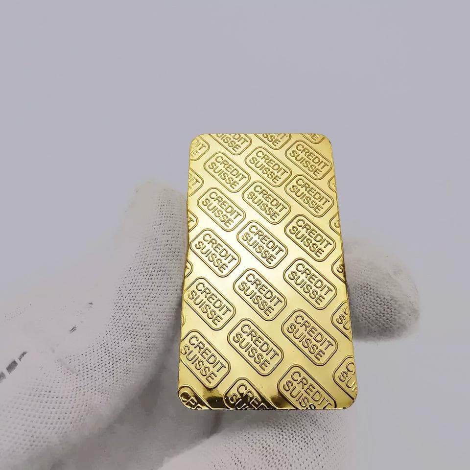 10枚インゴット【レプリカ】高品質　インテリア雑貨　GOLD