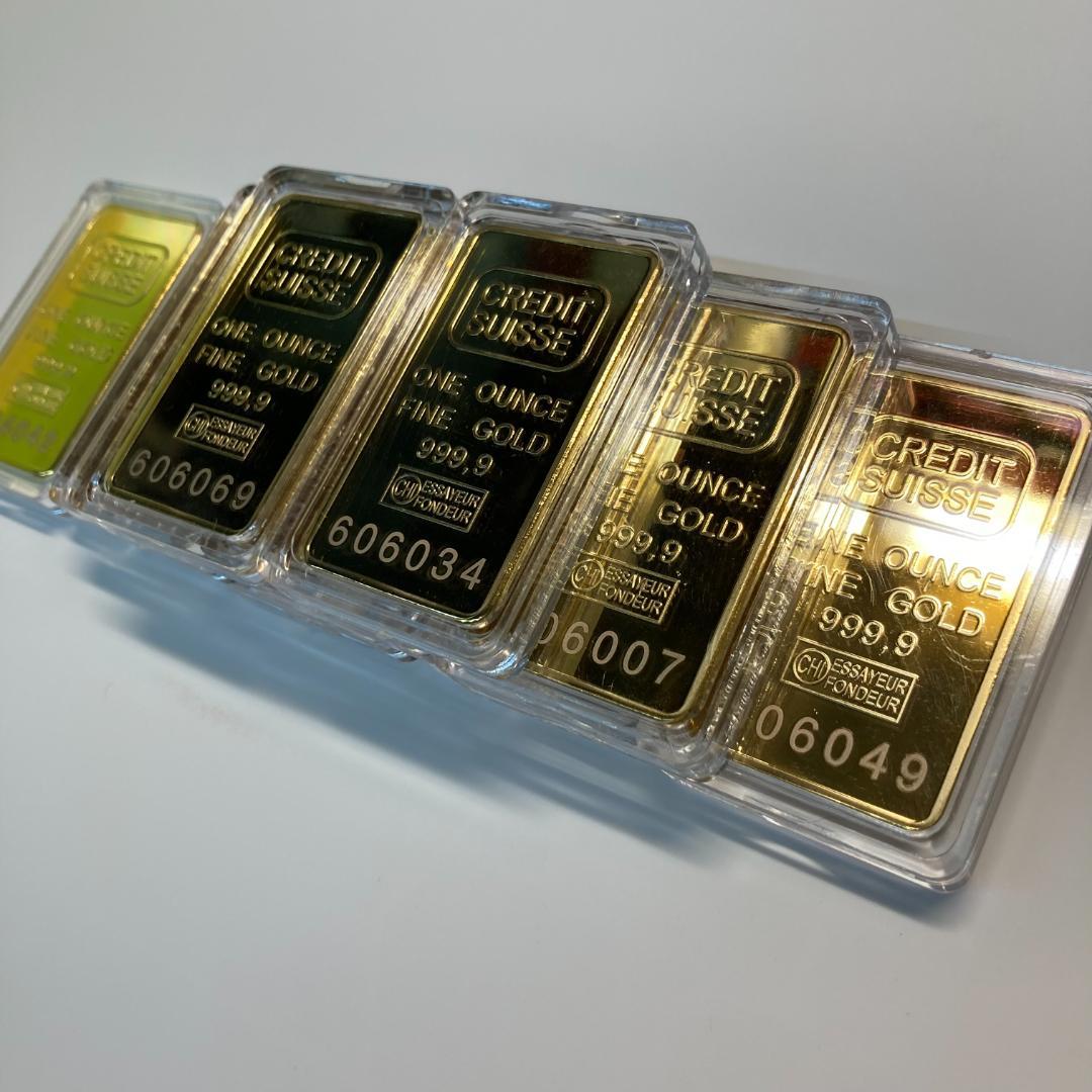 10枚インゴット【レプリカ】高品質　インテリア雑貨　GOLD