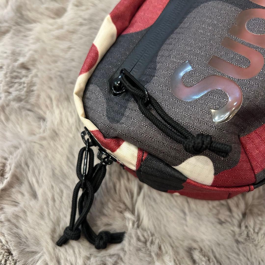 完売品　シュプリーム ウエストバッグ レッドカモ 迷彩 ボディバッグ 赤　希少