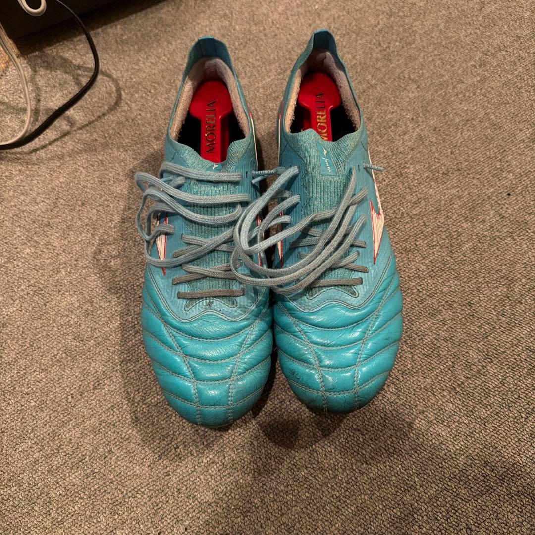 Mizuno モレリアNeo III β 水色　サッカーシューズ27.5cm