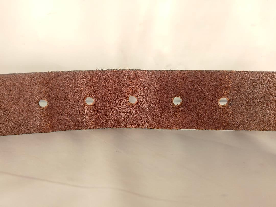 【ヴィンテージ】DIESEL ディーゼル　高級ドレスベルト　極艶本革真鍮　正規品