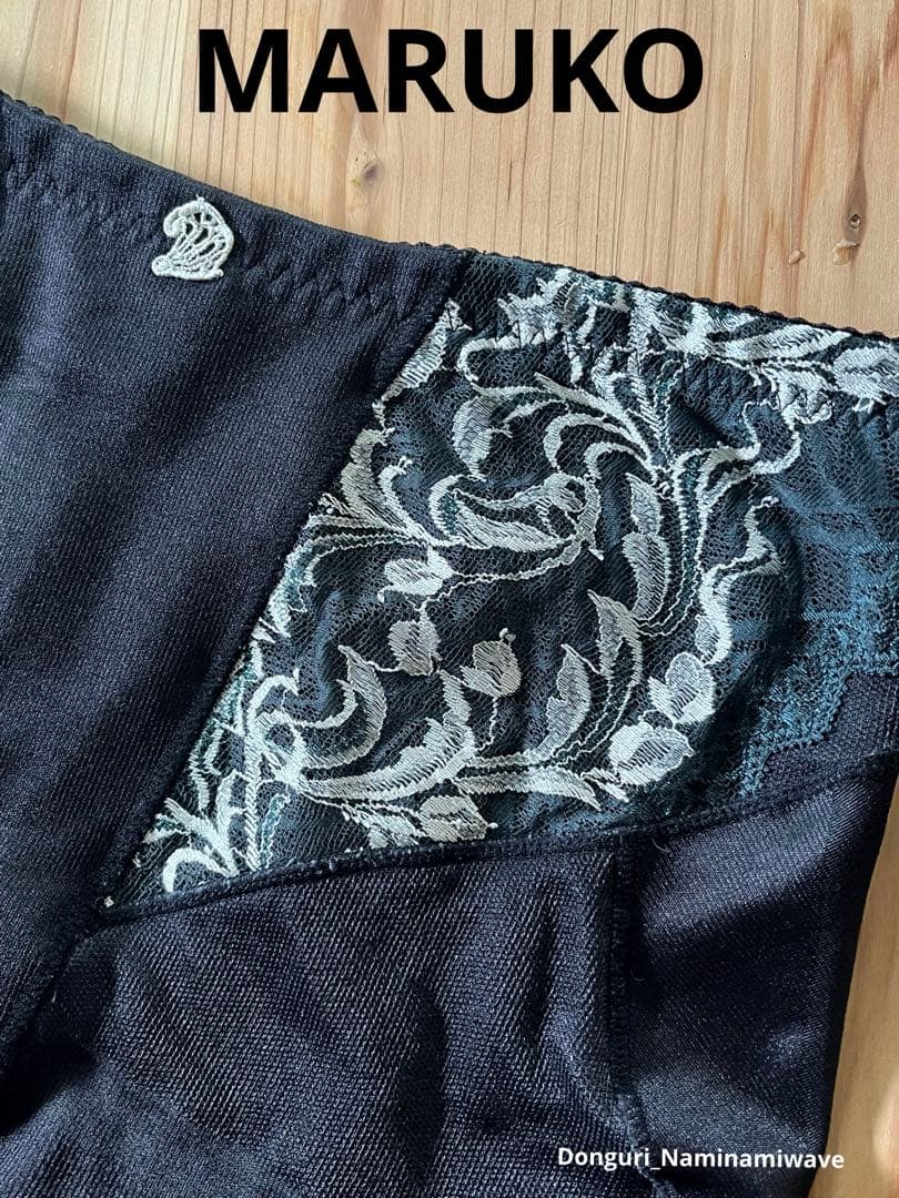 MARUKO リベルディーニュ ショートガードル ELサイズ　黒×グリーン限定