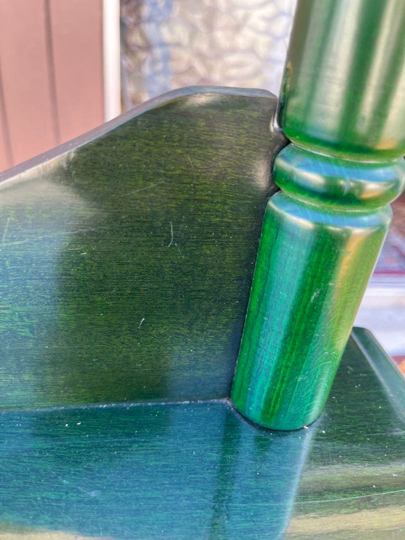 ドレッサー 鏡台 緑 昭和レトロ 当時物 アンティーク ビンテージ インテリア