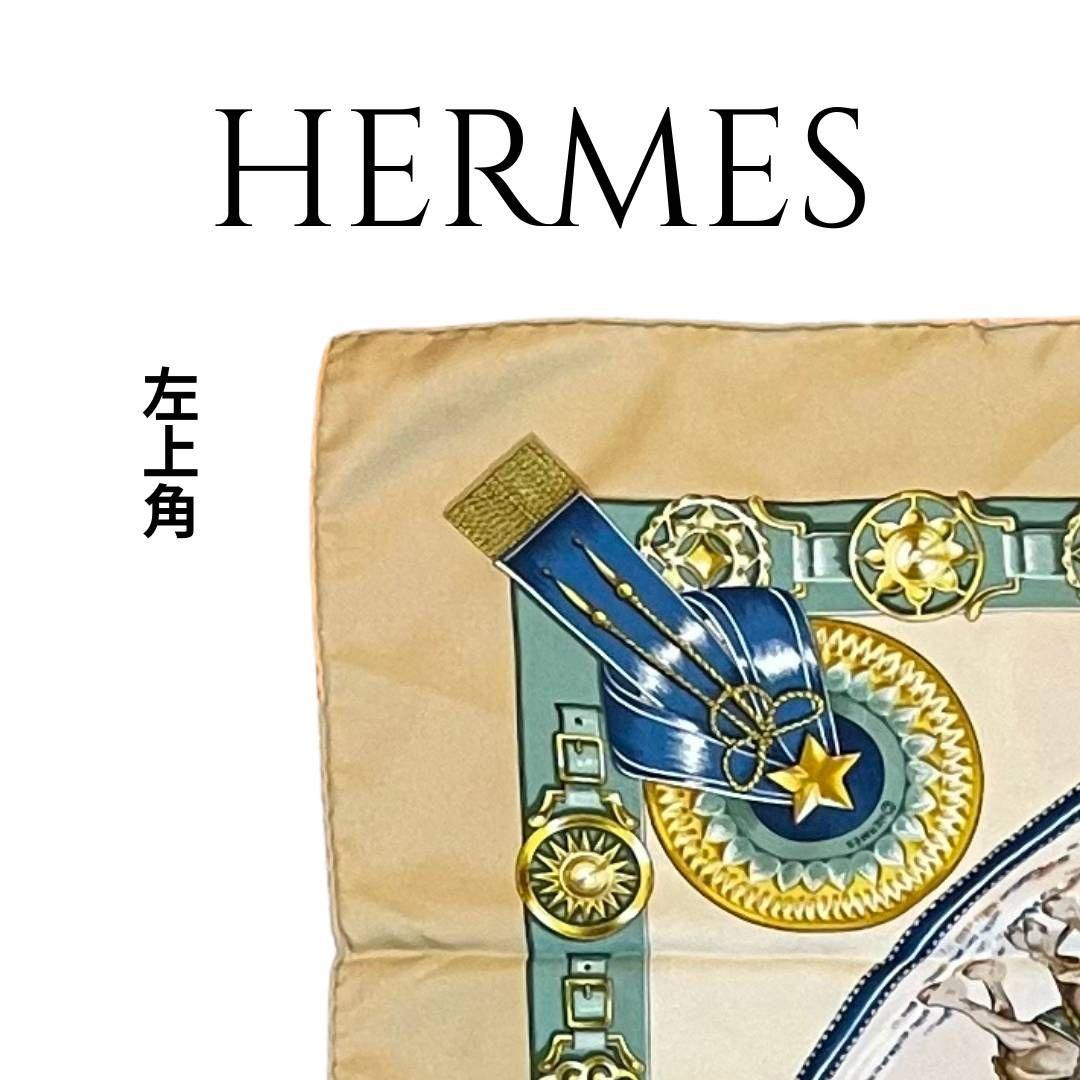 HERMESエルメスカレ90Chevaux de Trait馬柄 美品タグあり