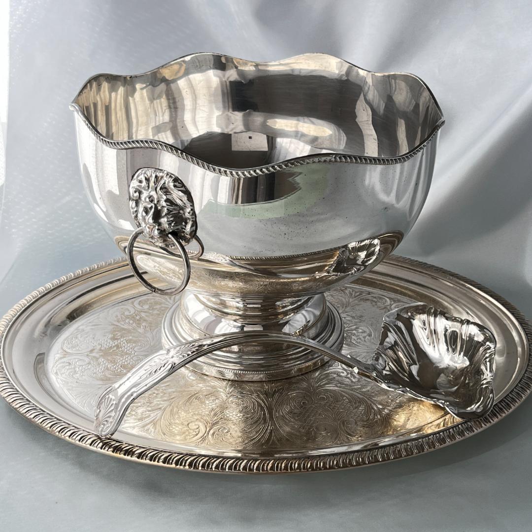 【Arthur Price】ライオンのワインクーラー / パンチボウル レードル